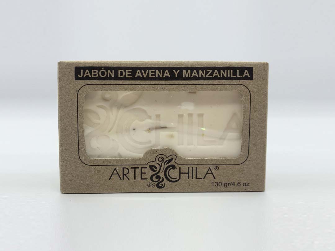 JABÓN DE AVENA Y MANZANILLA 130gr.